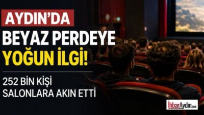 Aydın’da sinema kültürüne olan ilgi dikkat çekici seviyeye ulaştı. Kentte