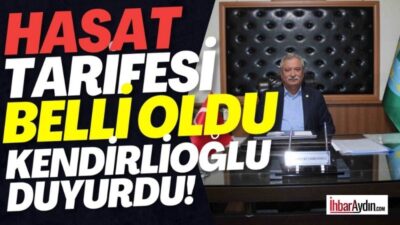 Aydın’da binlerce üreticinin merakla beklediği 2026 yılı hasat ücretleri açıklandı.