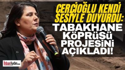 Aydın Büyükşehir Belediye Başkanı Özlem Çerçioğlu, kent içi ulaşımı rahatlatacak