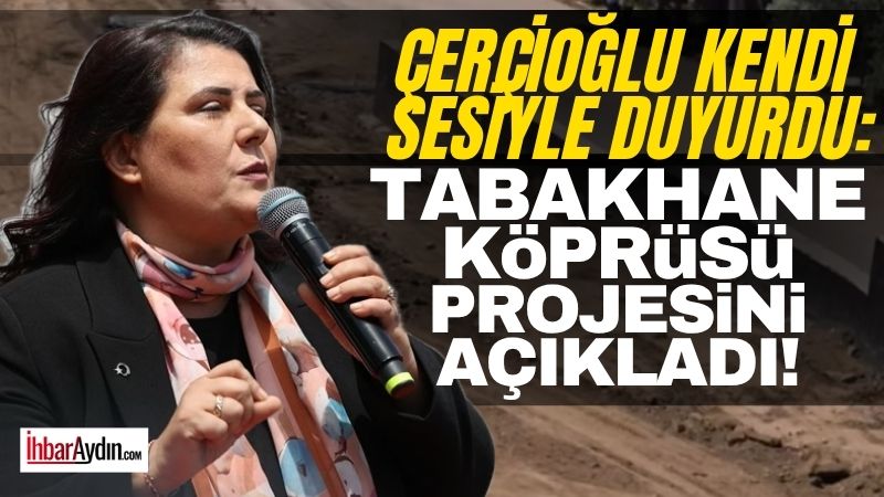Aydın Büyükşehir Belediye Başkanı Özlem Çerçioğlu, kent içi ulaşımı rahatlatacak