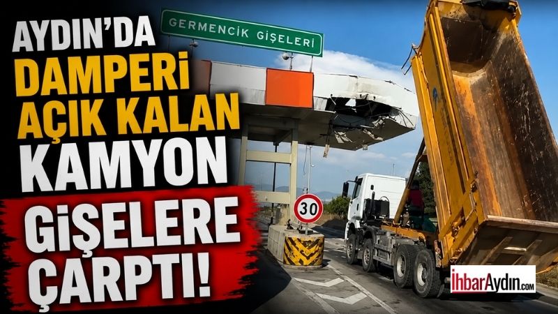 Aydın’ın Germencik ilçesinde meydana gelen trafik kazası, faciaya ramak kala