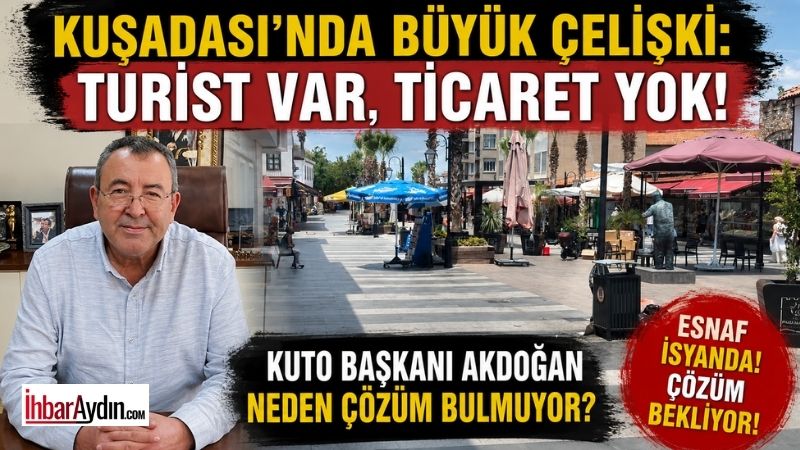 Kuşadası’nda yaz sezonunun başlamasına rağmen çarşı esnafının yüzü gülmüyor. Her