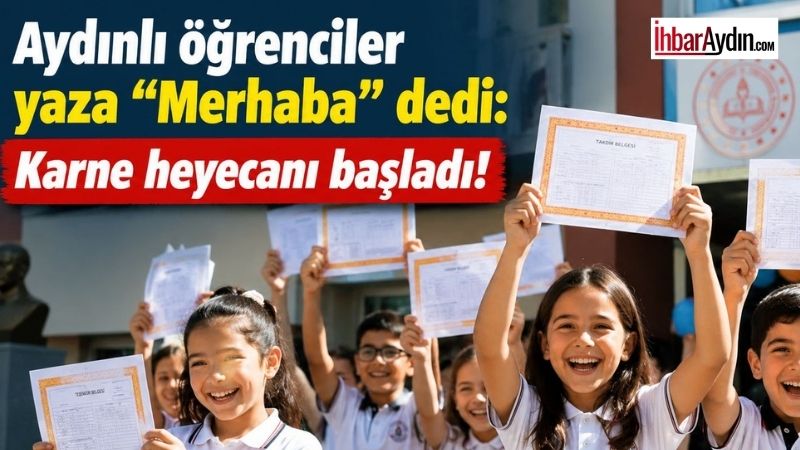 Aydın’da okul öncesi, ilkokul, ortaokul ve liselerde eğitim gören öğrenciler