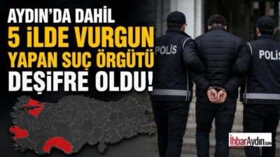 Sakarya merkezli yürütülen dolandırıcılık soruşturmasında, aralarında Aydın’ın da bulunduğu 5