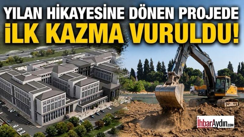 Yılan hikayesine dönen projede ilk kazma vuruldu! Aydın’da adalet hizmetlerinin daha modern, kapsamlı ve işlevsel bir yapıda