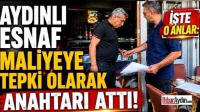 Aydın’ın Efeler ilçesinde faaliyet gösteren esnaf İ.A. , son dönemde