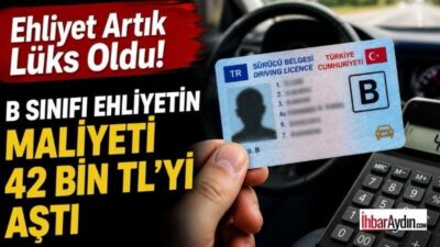 Araç kullanmanın ilk şartı olan ehliyet için vatandaşın cebinden çıkacak