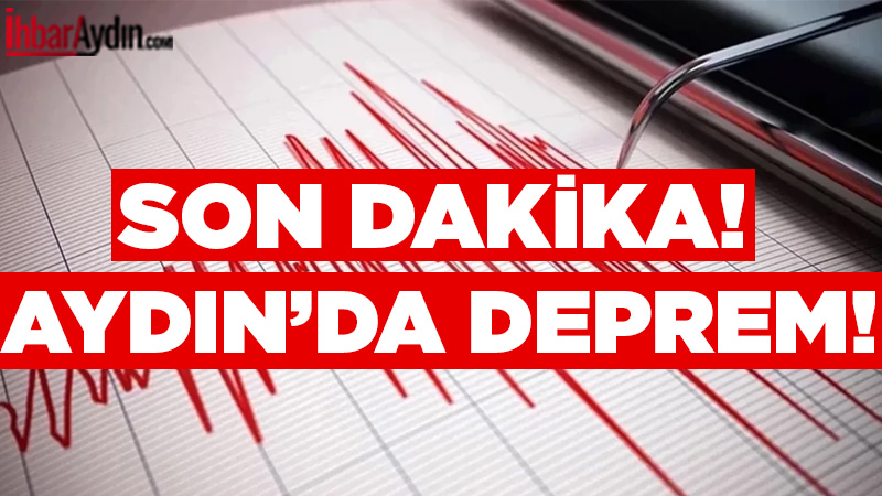 Aydın’da hissedilen deprem kısa süreli paniğe neden oldu. Afet ve