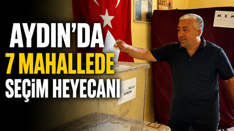 Yüksek Seçim Kurulu, Aydın’da 7 mahallede muhtarlık seçimi yapmak için