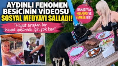 Kariyerini geride bırakıp Aydın’da besiciliğe adım atan fenomen besici Asel
