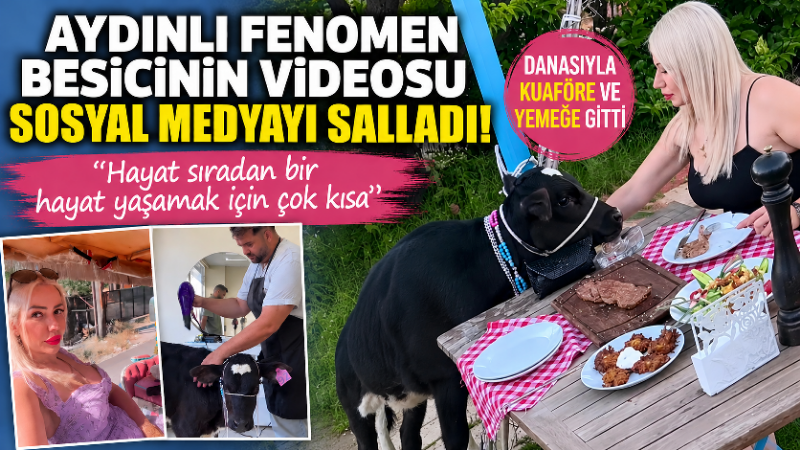 Kariyerini geride bırakıp Aydın’da besiciliğe adım atan fenomen besici Asel