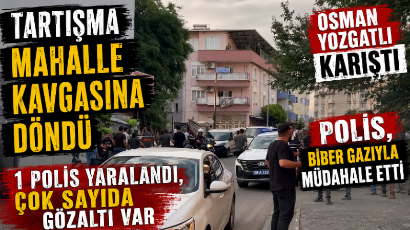 Aydın’ın Efeler ilçesine bağlı Osman Yozgatlı Mahallesi yol verme tartışması