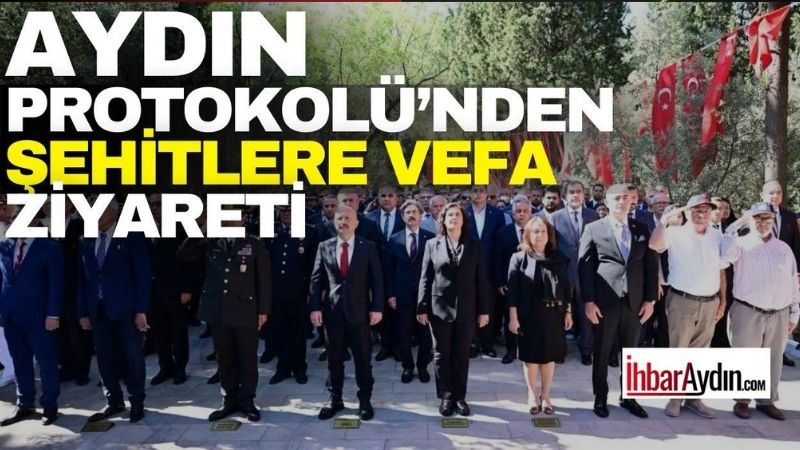 15 Temmuz Demokrasi ve Milli Birlik Günü kapsamında Aydın protokolü,