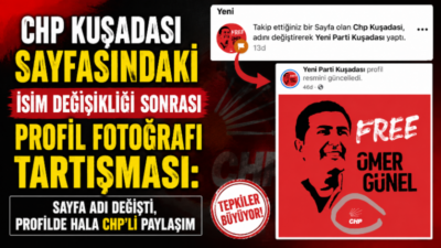 CHP’den istifa ederek Yeni Parti’ye geçen eski yöneticilerin, ilçe binasındaki