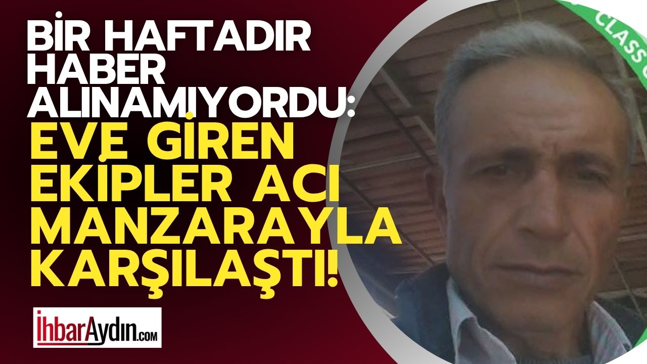 Aydın’ın Köşk ilçesinde apartmandan yayılan kötü koku, yalnız yaşayan 63