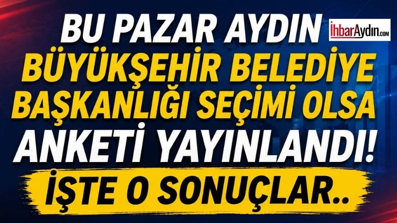 Atlas Araştırma tarafından Aydın genelinde gerçekleştirilen kamuoyu araştırmasında, seçmenlere “Bu