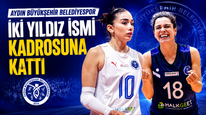 Aydın Büyükşehir Belediyespor iki yıldız ismi kadrosuna kattı Yeni sezon öncesi kadrosunu güçlendirmeyi sürdüren Aydın Büyükşehir Belediyespor, eski