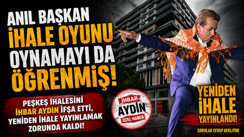 İhbar Aydın Gazetesinin kamuoyuna duyurduğu ihale skandalının ardından Efeler Belediyesinde