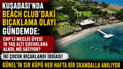 Kuşadası’nda faaliyet gösteren Jade Beach Club’da meydana gelen ve 18