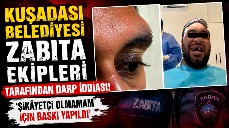 Kuşadası’nda pazarcılık yapan Uğur Baran Karakaya, Kuşadası Belediyesi zabıta ekipleri