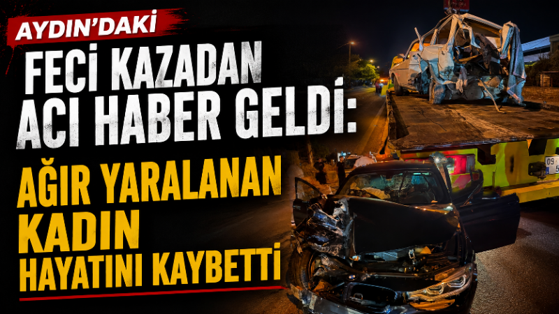 Aydın’ın Efeler ilçesinde dün gece meydana gelen zincirleme kazada yaralanan