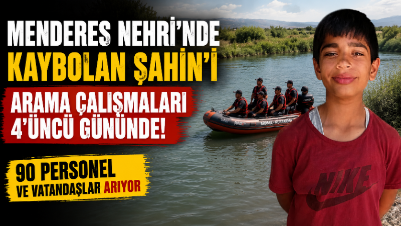 Aydın’ın İncirliova ilçesinde serinlemek için girdikleri Büyük Menderes Nehri’nde akıntıya