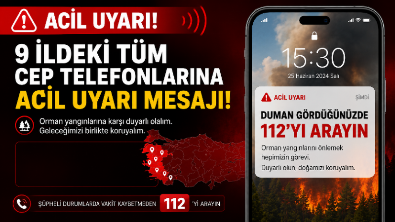 Kavurucu sıcaklar nedeniyle son günlerde peş peşe orman yangınları çıkarken
