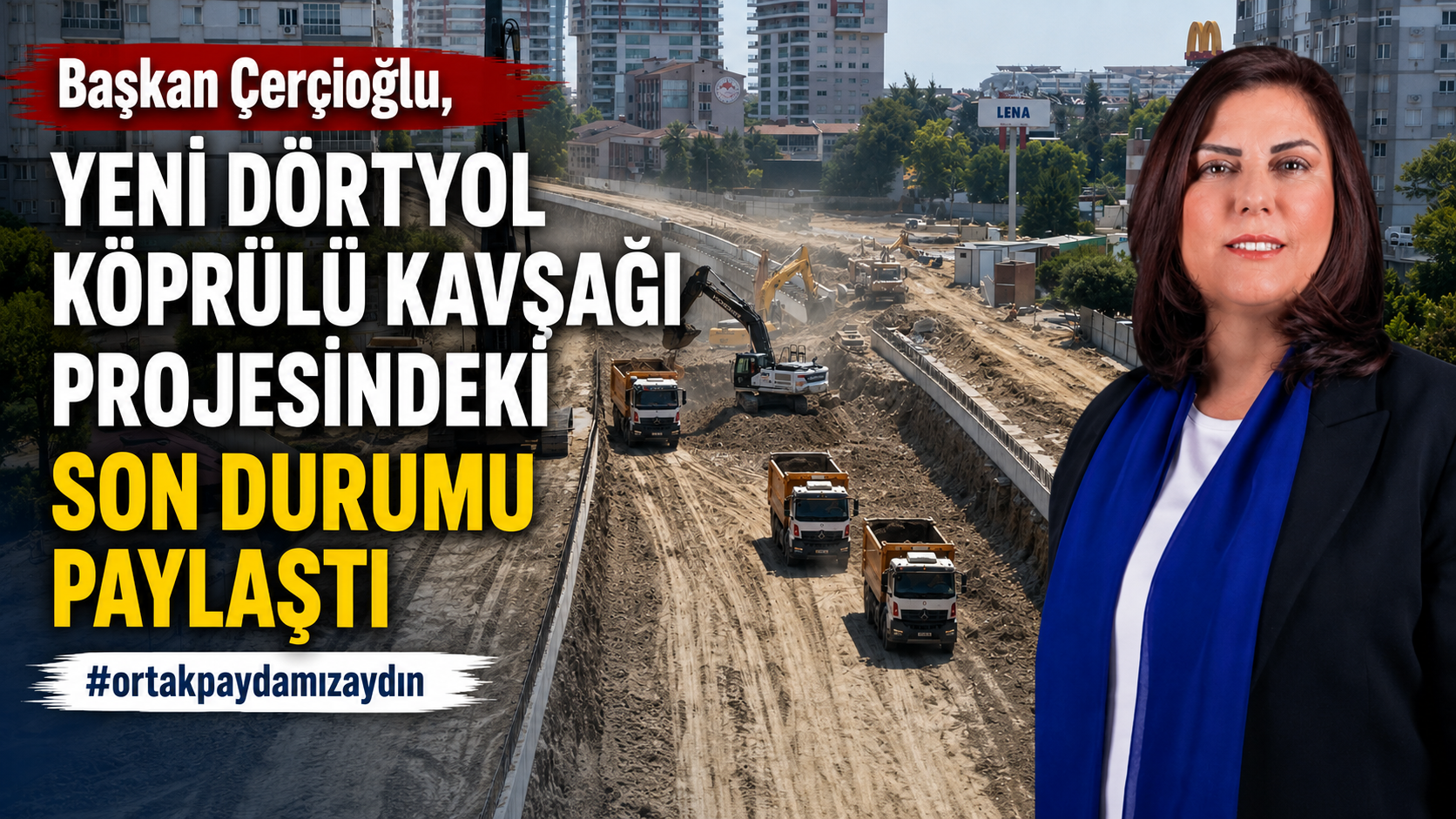 Aydın Büyükşehir Belediye Başkanı Özlem Çerçioğlu, sosyal medya hesabından yaptığı