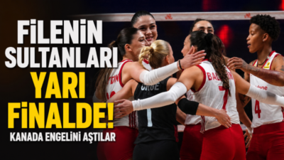 Filenin Sultanları yarı finalde! Kanada engelini aştılarA Milli Kadın Voleybol