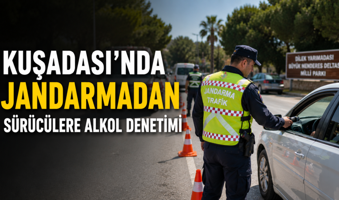 Kuşadası’nda Jandarmadan Sürücülere Alkol Denetimi Kuşadası’nın Güzelçamlı Mahallesi’nde trafik güvenliğinin sağlanmasına yönelik denetim gerçekleştirildi. Dilek