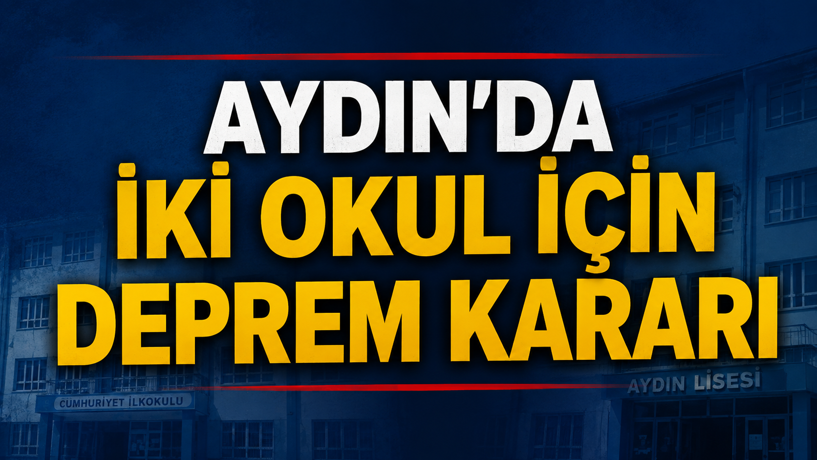 Aydın’da okulların depreme karşı dayanıklılığının artırılması amacıyla yürütülen incelemelerde Efeler