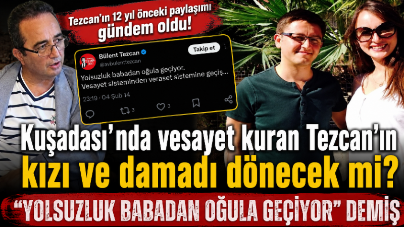 Yeni Parti Aydın Milletvekili Bülent Tezcan’ın 4 Şubat 2014 tarihinde