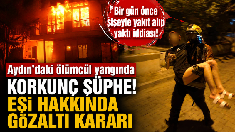Aydın’ın Efeler ilçesinde 32 yaşındaki Mazlum Çiçek’in hayatını kaybettiği ev