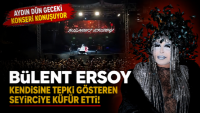 Kuşadası AVM amfiteatrda düzenlenen Bülent Ersoy konseri, yaşanan teknik ve