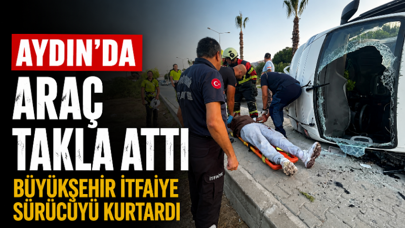 Aydın’ın Kuşadası ilçesinde meydana gelen trafik kazasında, iddiaya göre direksiyon