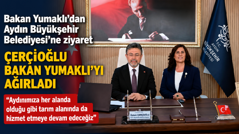Tarım ve Orman Bakanı İbrahim Yumaklı, Aydın programı kapsamında Valilik