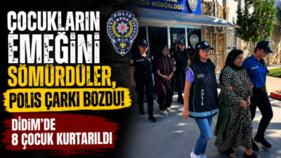 Aydın’ın Didim ilçesinde sahil kenarları ve trafik ışıklarında çocuklara zorla