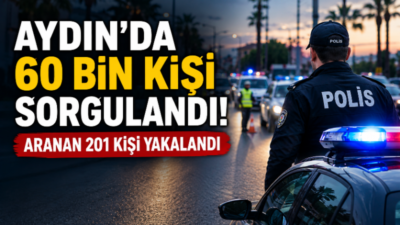Aydın’da polis ekiplerinin son iki haftada gerçekleştirdiği geniş çaplı denetim