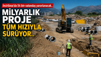 Aydın Büyükşehir Belediyesi ve ASKİ tarafından İncirliova’nın Sandıklı Mahallesi’nde sürdürülen
