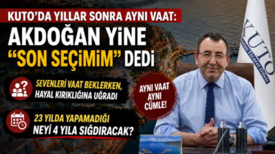 Kuşadası Ticaret Odası’nda (KUTO) seçim süreci yaklaşırken Başkan Serdar Akdoğan’ın