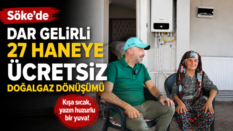 Söke Belediyesi, hava kalitesini artırmak ve dar gelirli vatandaşların daha