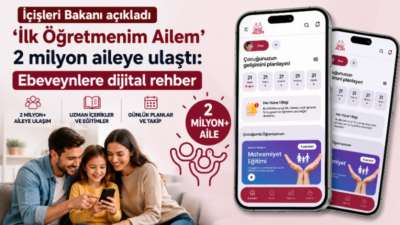 Aile ve Sosyal Hizmetler Bakanlığı tarafından hayata geçirilen “İlk Öğretmenim