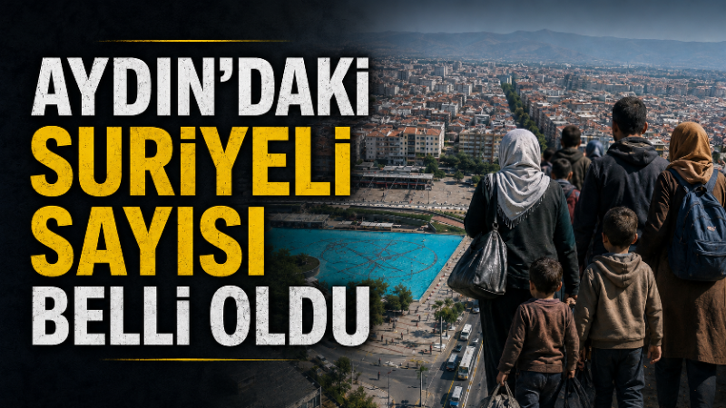 Aydın’daki Suriyeli sayısı belli oldu! Özellikle yaz aylarında nüfus artışı yaşayan Aydın’da, ikamet izni alan