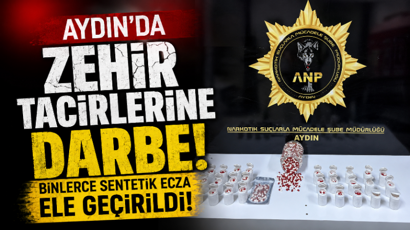 Aydın’ın Efeler ilçesinde narkotik ekiplerinin düzenlediği uyuşturucu operasyonunda 2 bin