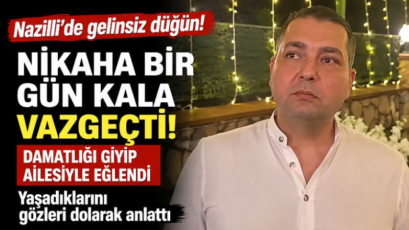 Aydın’ın Nazilli ilçesinde görenleri şaşırtan bir düğün organizasyonu yaşandı. Almanya’da