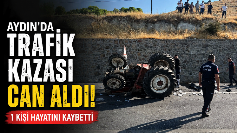 Aydın’da trafik kazası can aldı: 1 kişi hayatını kaybetti Aydın’ın Efeler ilçesinde meydana gelen trafik kazası ölümle sonuçlandı. Kazada