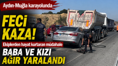 Aydın-Muğla kara yolunda bugün sabah saatlerinde peş peşe meydana gelen