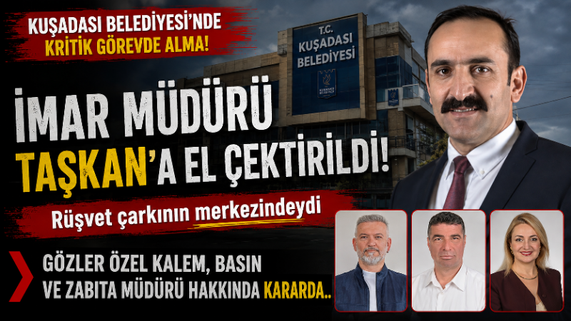 Kuşadası Belediyesi’ne yönelik yürütülen rüşvet ve irtikap soruşturmasının ardından belediye