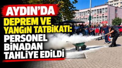 Aydın İl Tarım ve Orman Müdürlüğü’nde olası afetlere karşı hazırlık
