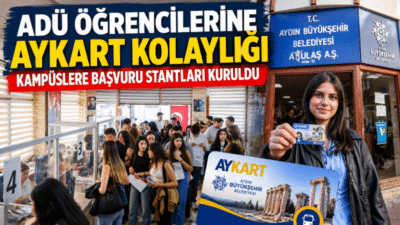 2026-2027 eğitim-öğretim yılının başlamasıyla birlikte Aydın’a gelen üniversite öğrencilerinin toplu